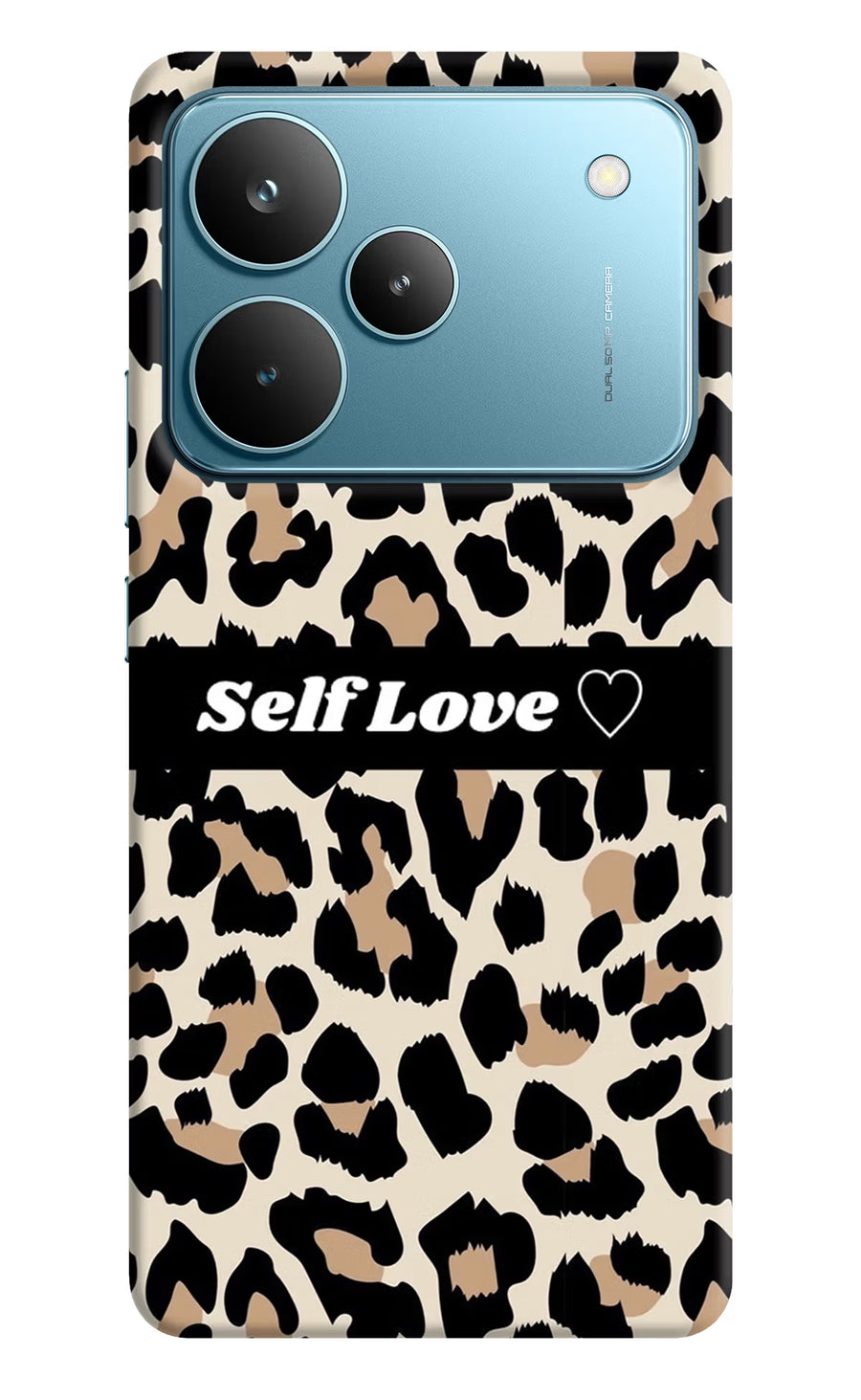 Leopard Print Self Love Realme P4 Pro Back Cover, Hard case