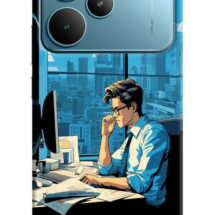 Focused Hustler (AI Generated) Realme P4 Pro Hard Case Back Cover by Casekaro
