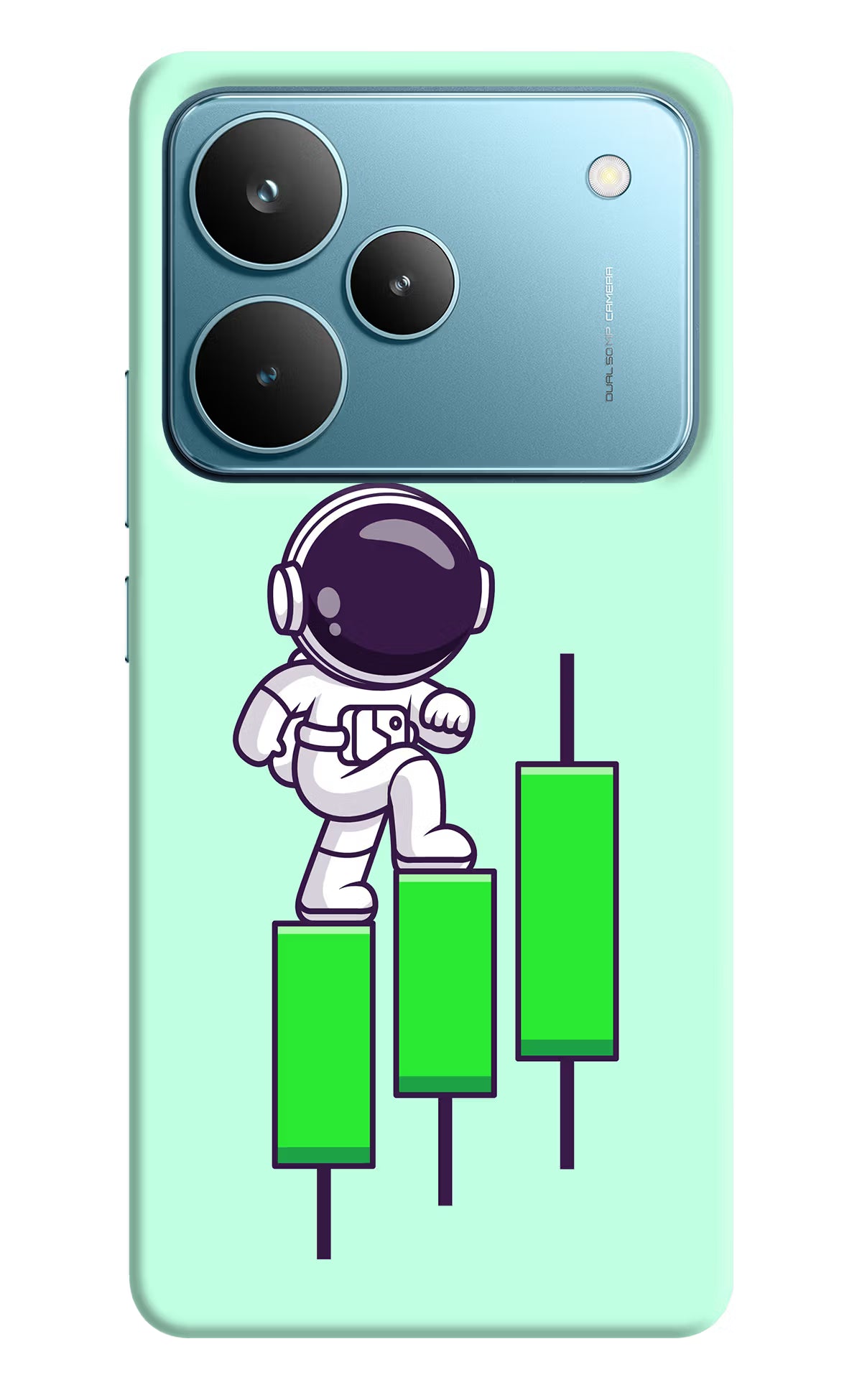 Astronaut Trader Realme P4 Pro Hard Case Back Cover by Casekaro