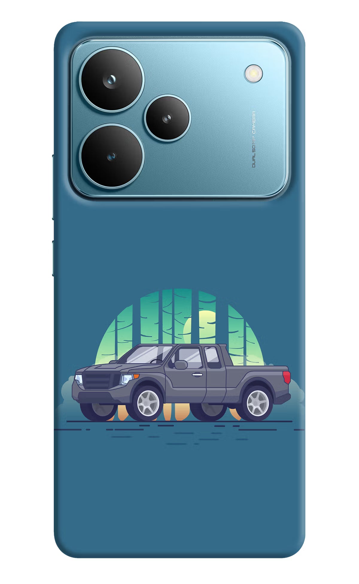 Retro Garage Vibe Realme P4 Pro Hard Case Back Cover by Casekaro