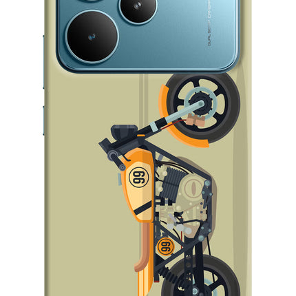 Vertical Speedster Realme P4 Pro Hard Case Back Cover by Casekaro