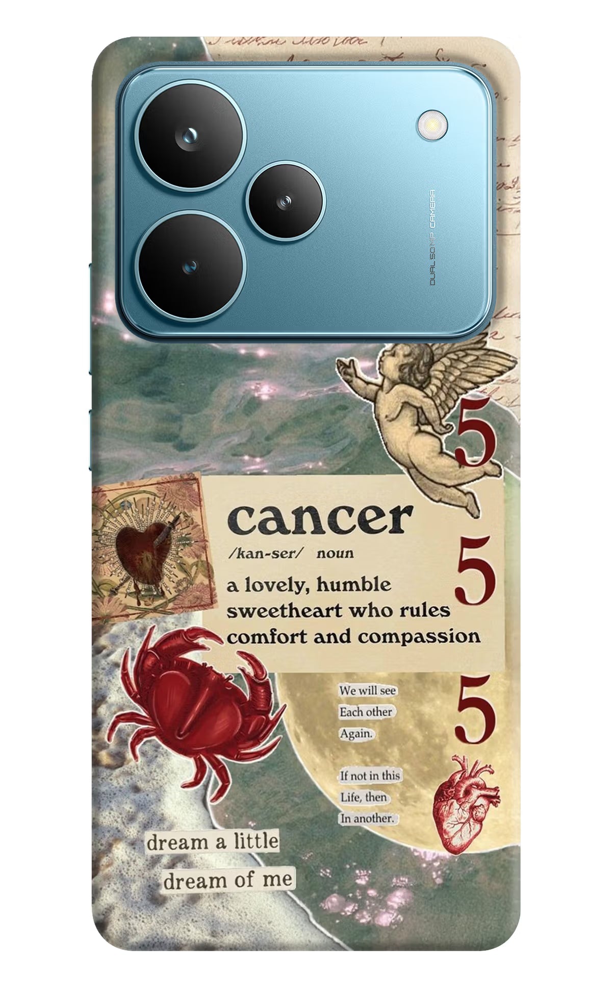 Cancer Zodiac Realme P4 Pro Hard Case Back Cover by Casekaro