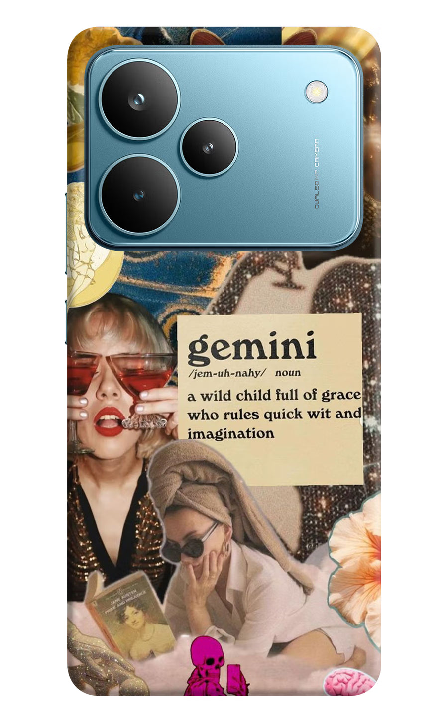 Gemini Zodiac Realme P4 Pro Back Cover, Hard case