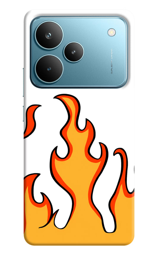 Fired Up – White Realme P4 Pro Hard Case Back Cover by Casekaro