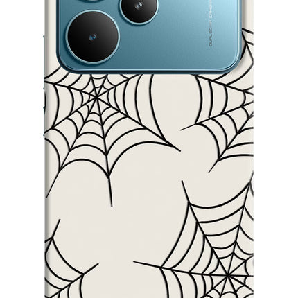 Spider Web Realme P4 Pro Hard Case Back Cover by Casekaro