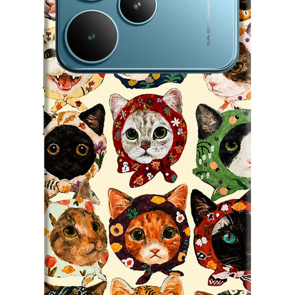 Cool Cat Realme P4 Pro Hard Case Back Cover by Casekaro