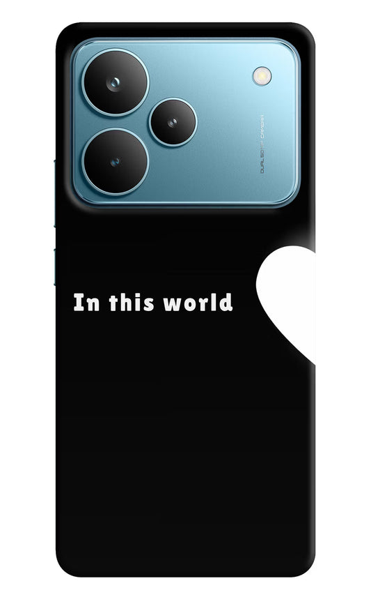 This World Realme P4 Pro Hard Case Back Cover by Casekaro
