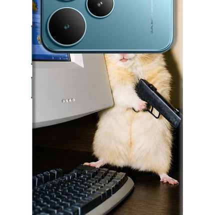 Hacker Hamster Realme P4 Pro Hard Case Back Cover by Casekaro