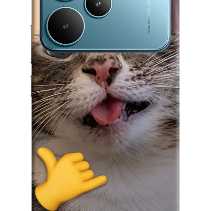 Silly Cat Call Realme P4 Pro Hard Case Back Cover by Casekaro