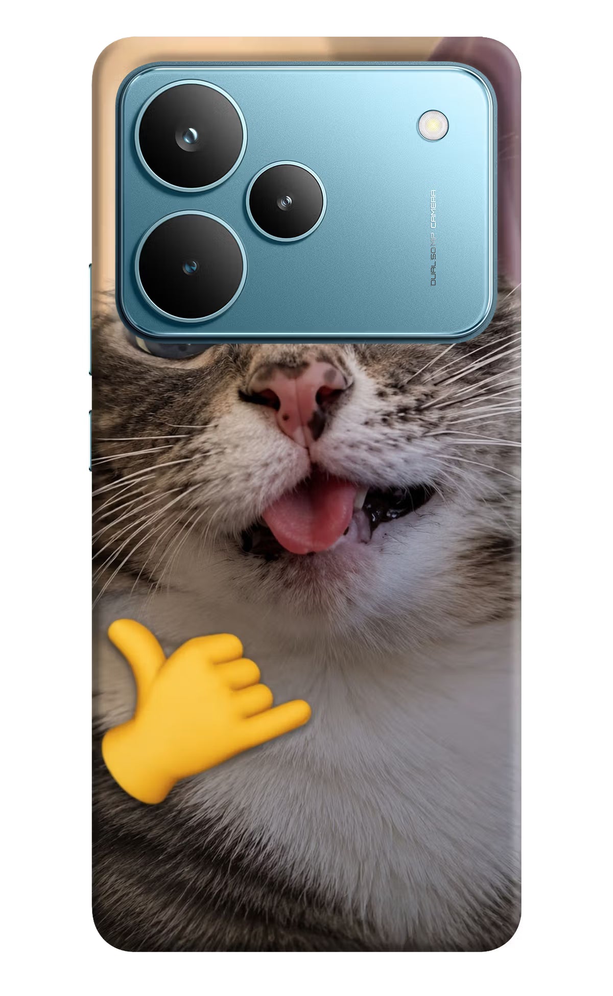 Silly Cat Call Realme P4 Pro Hard Case Back Cover by Casekaro