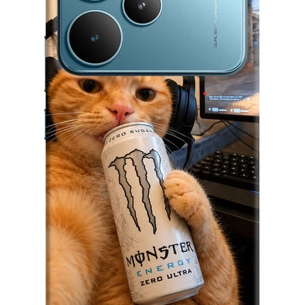 Gamer Cat Energy Realme P4 Pro Hard Case Back Cover by Casekaro