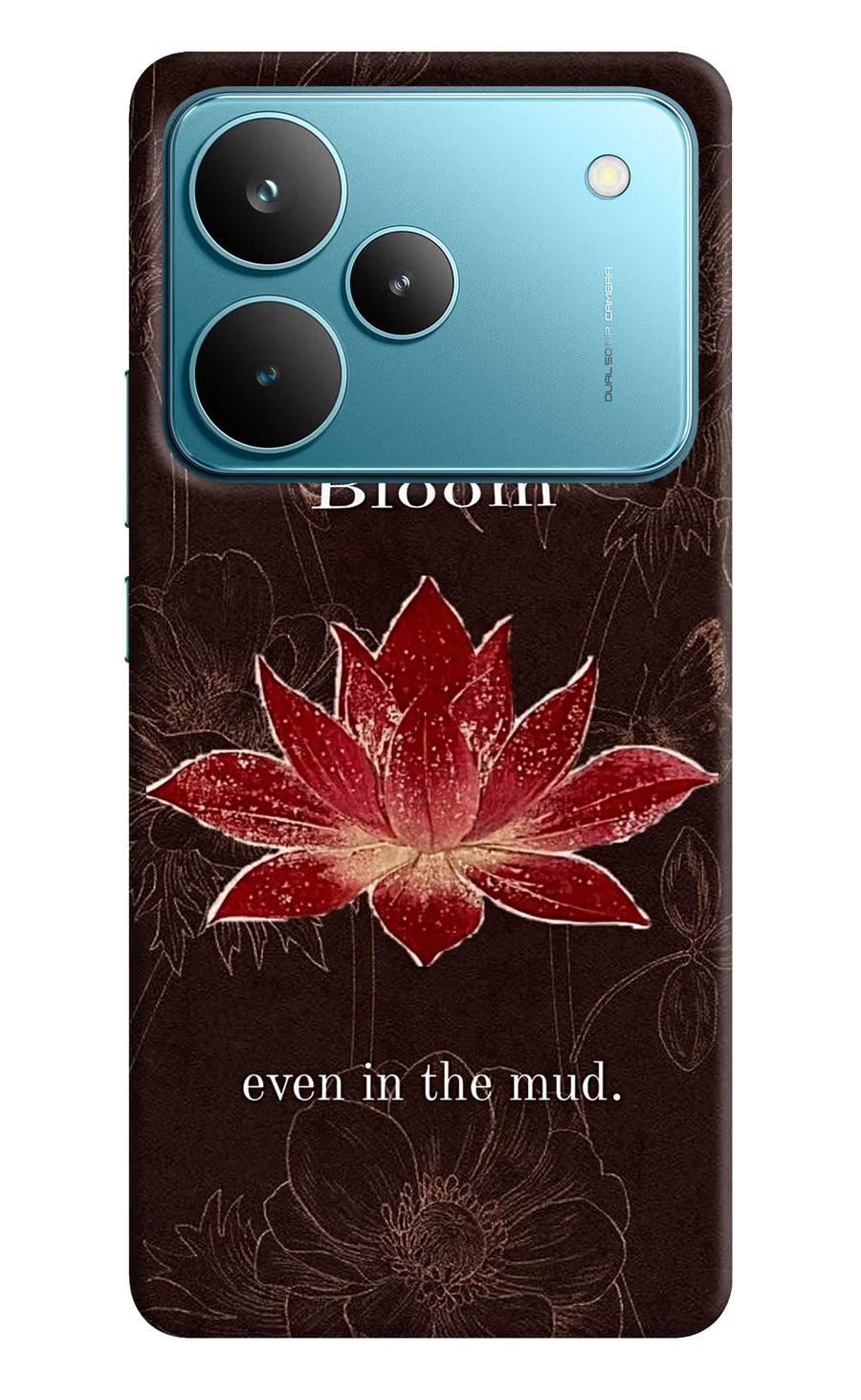 Bloom Realme P4 Pro Back Cover, Hard case
