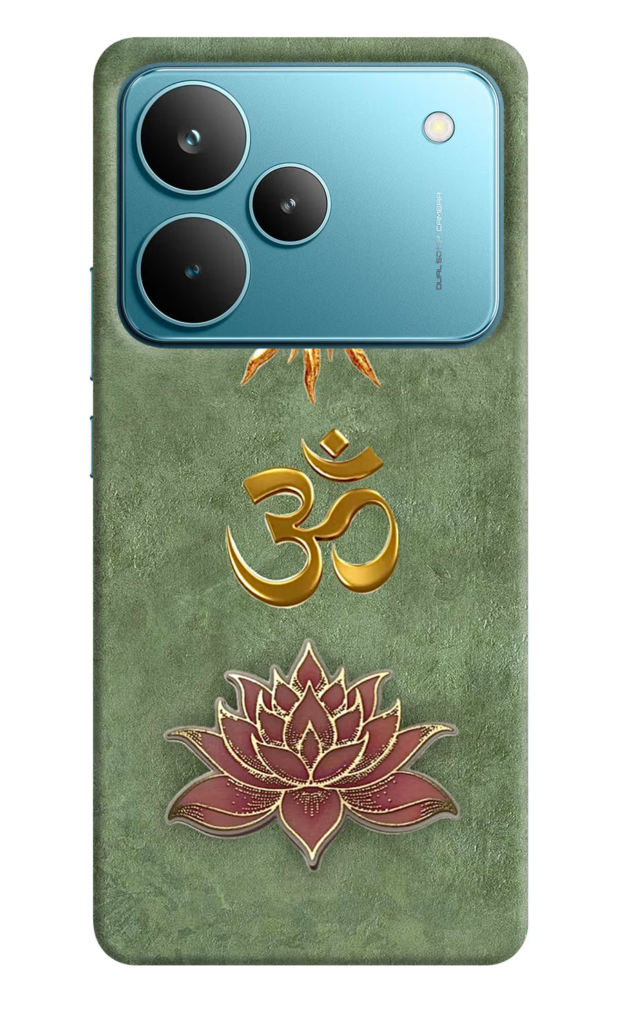 Om & Lotus Realme P4 Pro Back Cover, Hard case