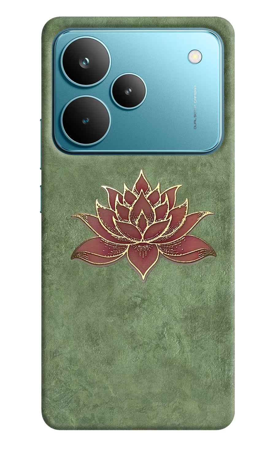 Lotus Grace Realme P4 Pro Back Cover, Hard case