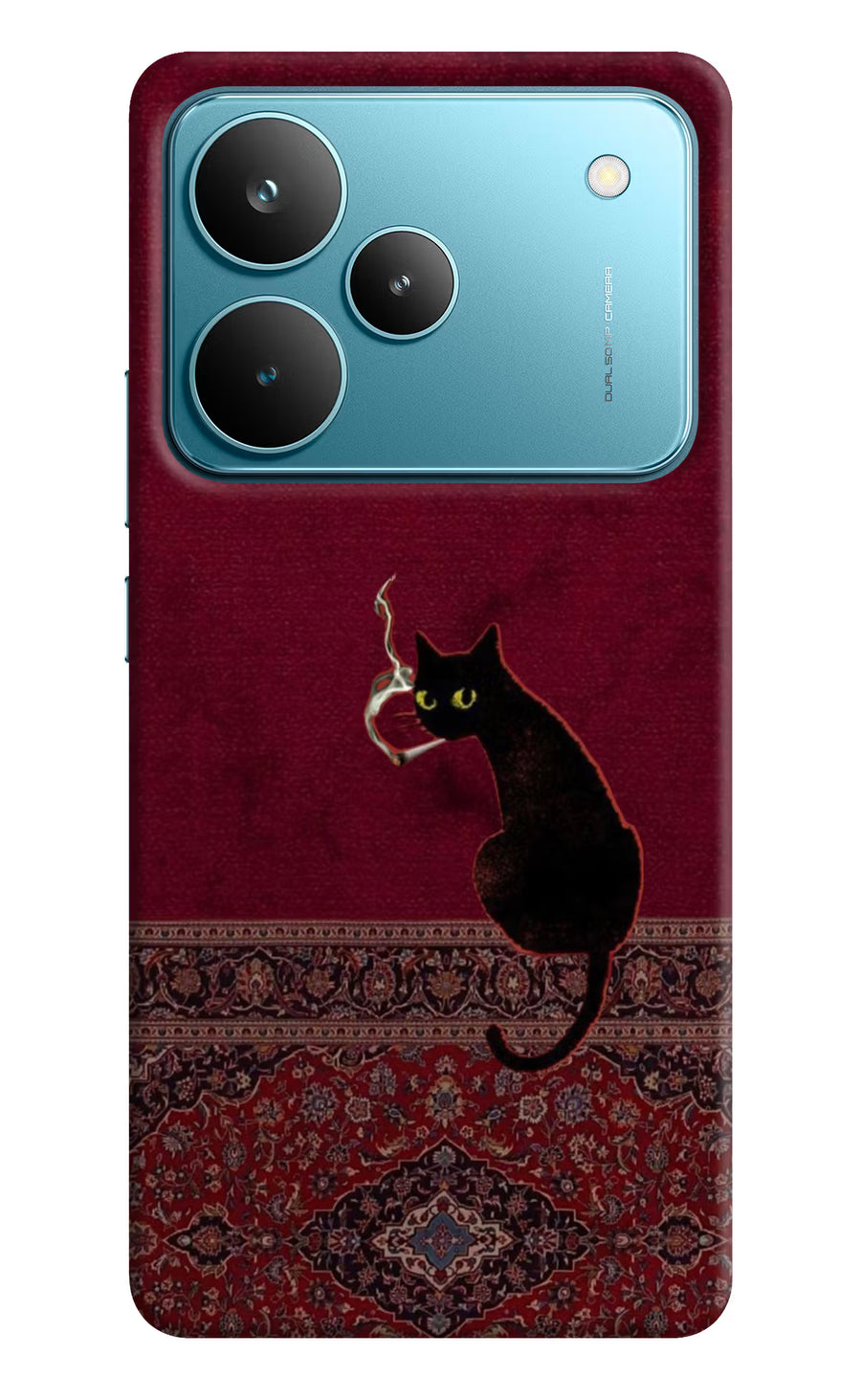 Midnight Cat Realme P4 Pro Back Cover, Hard case