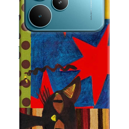 Pop Cat Realme P4 Pro Hard Case Back Cover by Casekaro