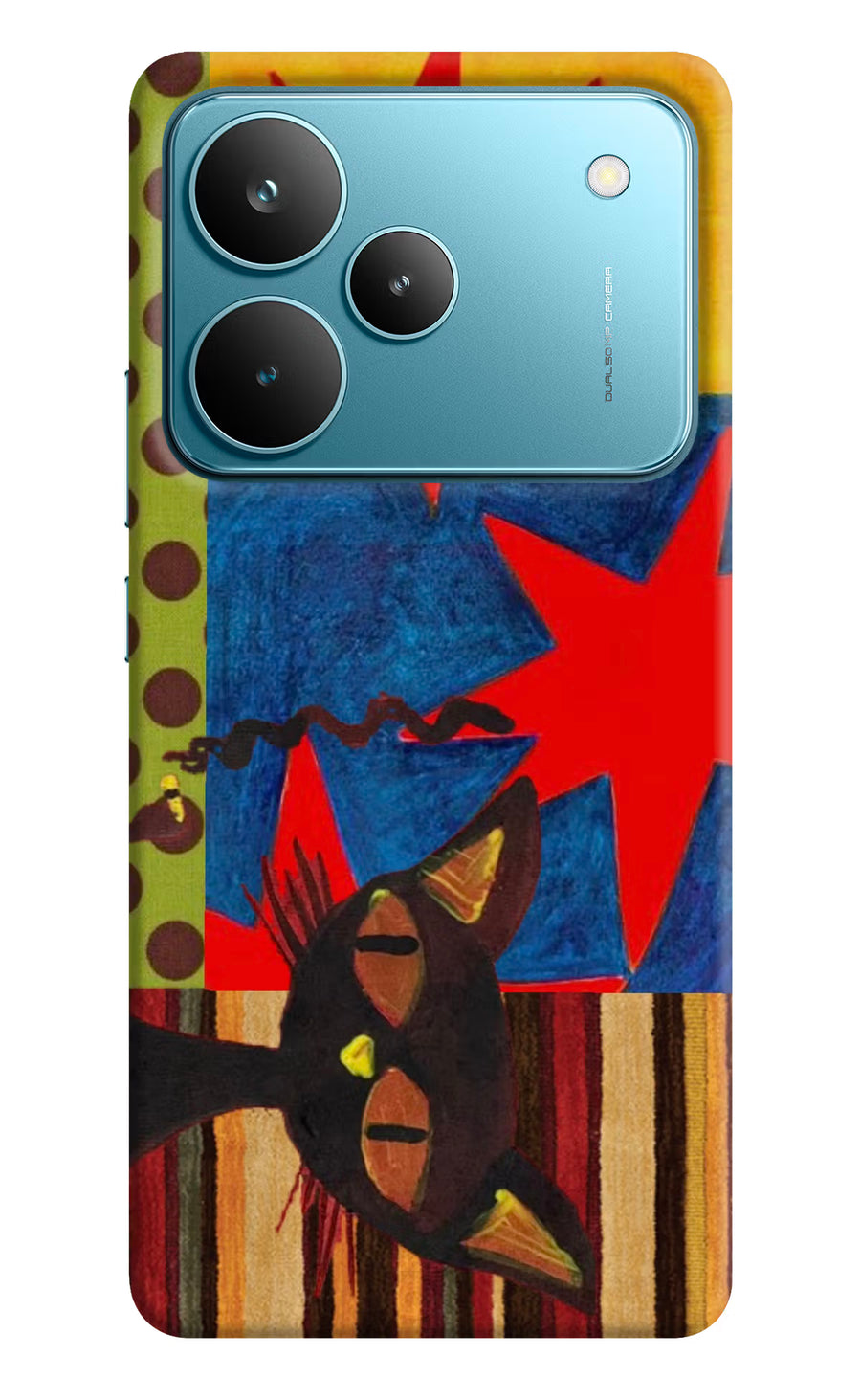 Pop Cat Realme P4 Pro Back Cover, Hard case