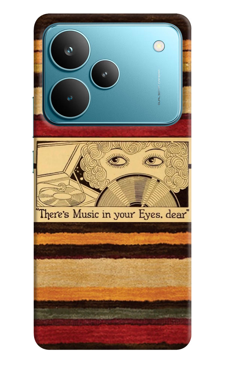Vinyl Stripes Realme P4 Pro Back Cover, Hard case