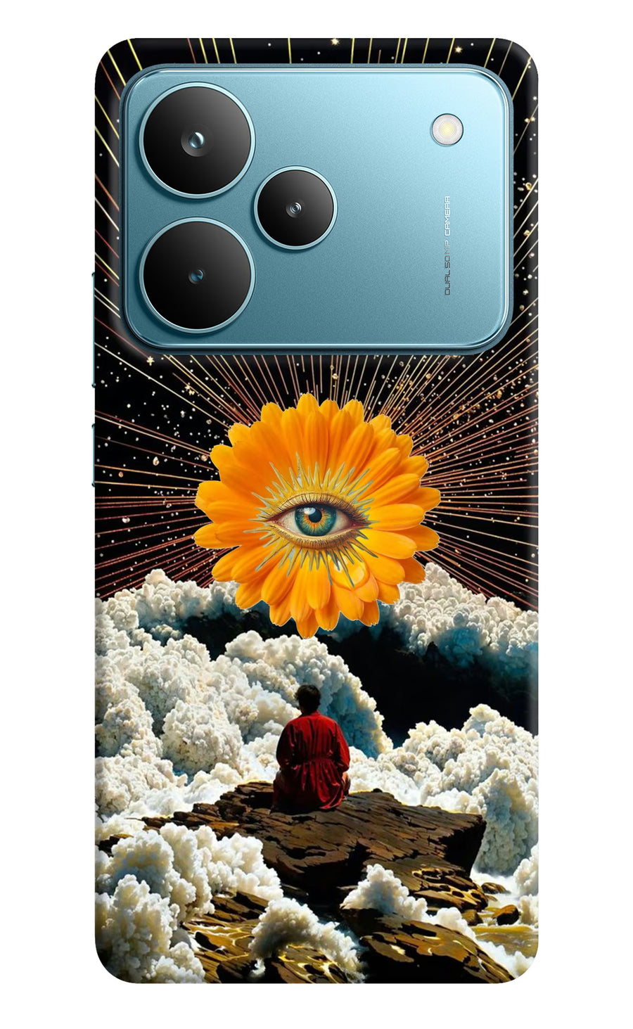 Cosmic Flower Realme P4 Pro Back Cover, Hard case