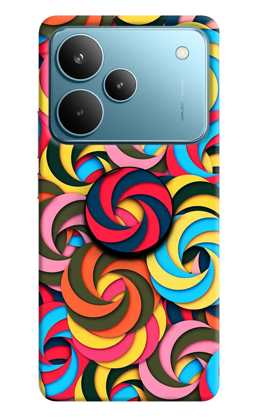 Spiral Pattern Realme P4 Pro Pop Case, Hard case