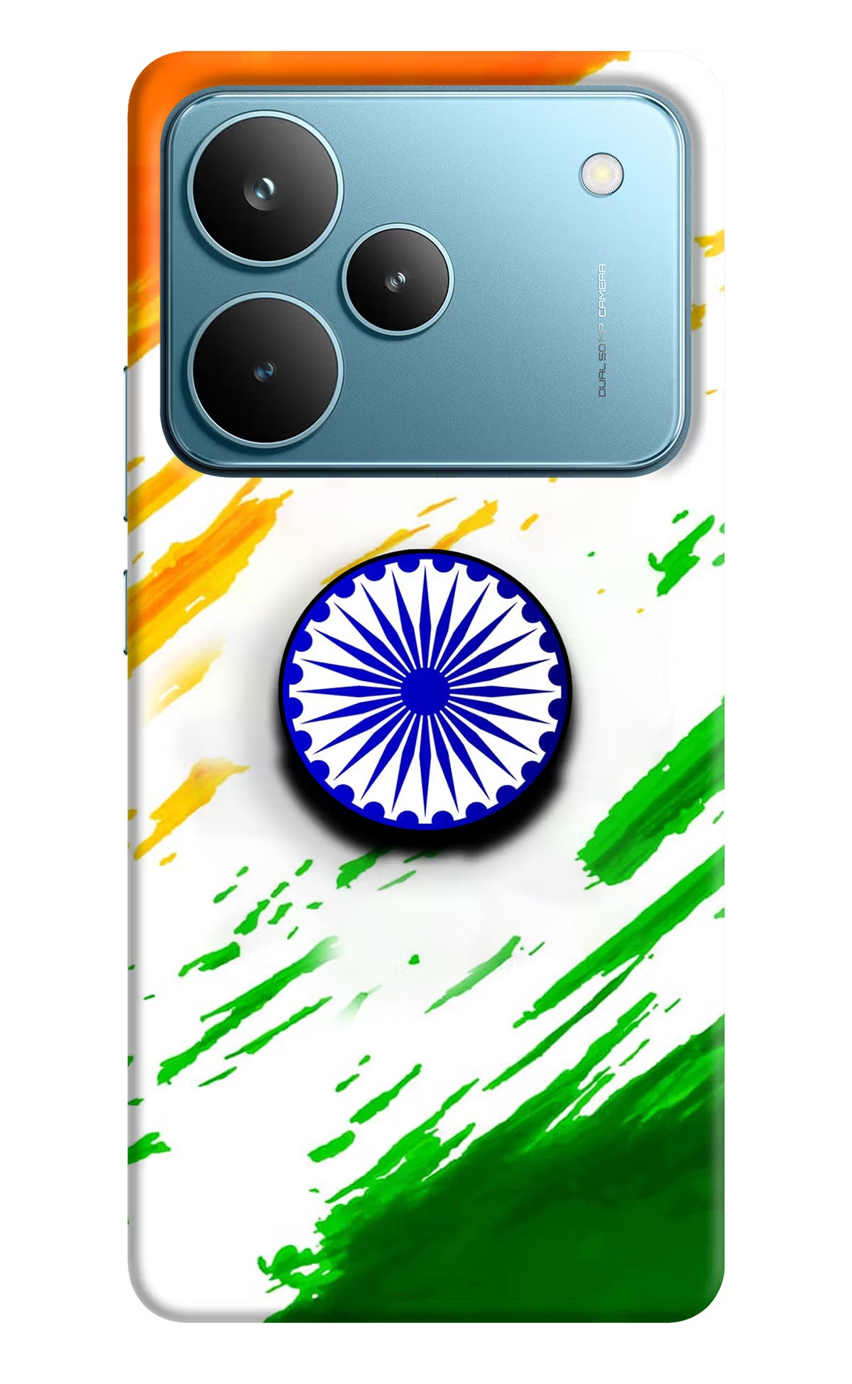 Indian Flag Ashoka Chakra Realme P4 Pro Pop Case by Casekaro