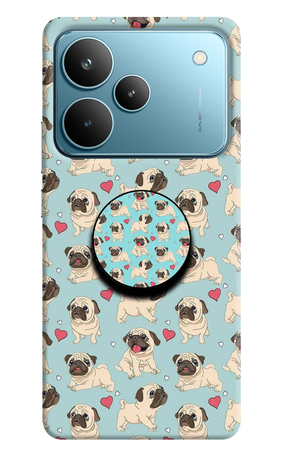 Pug Dog Realme P4 Pro Pop Case, Hard case