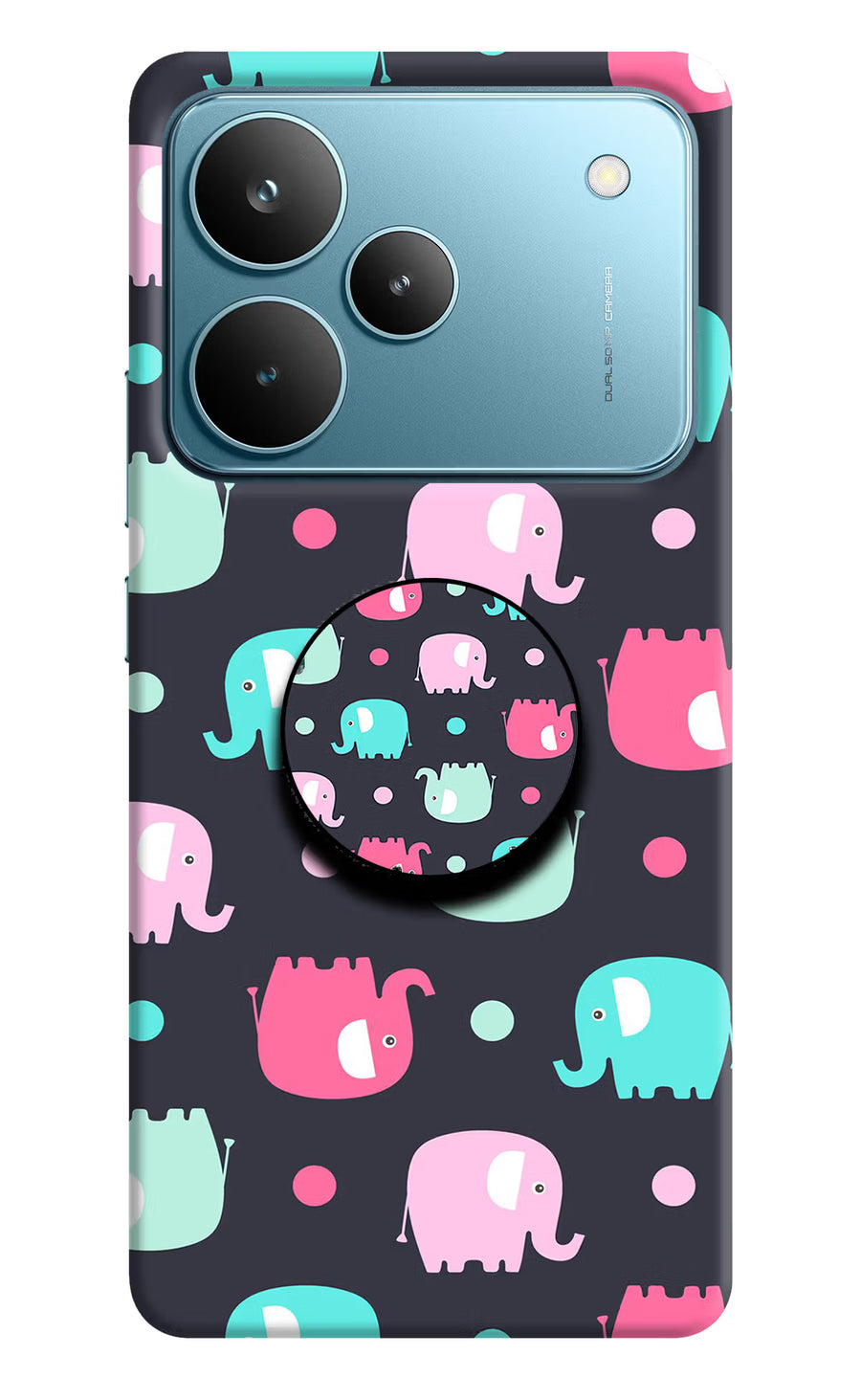 Baby Elephants Realme P4 Pro Pop Case, Hard case
