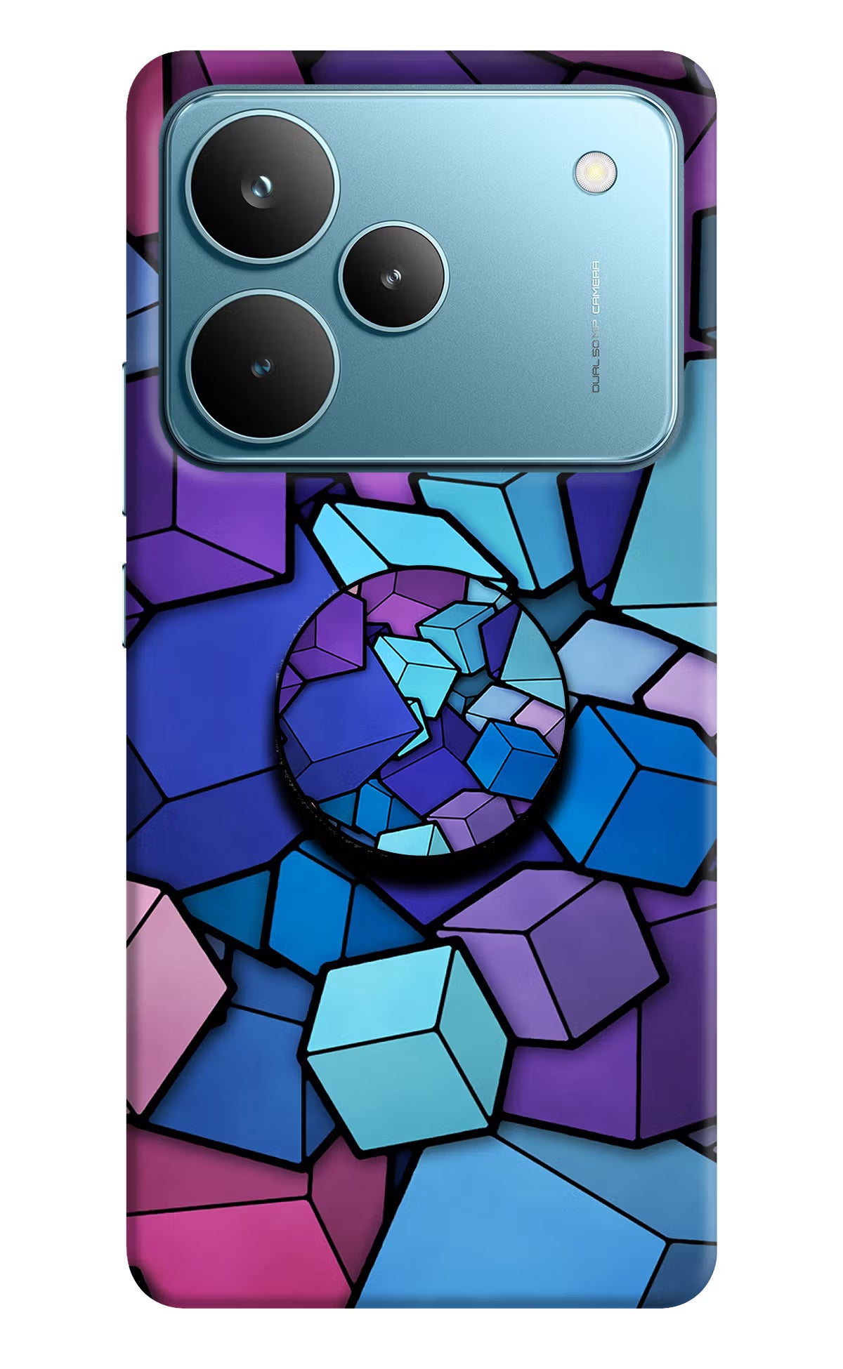 Cubic Abstract Realme P4 Pro Pop Case by Casekaro