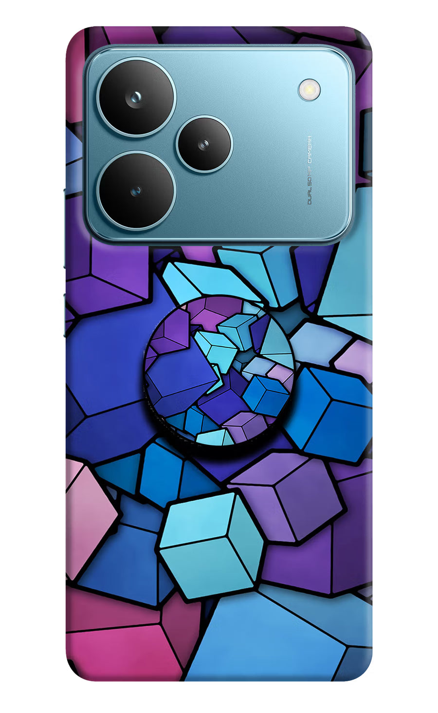 Cubic Abstract Realme P4 Pro Pop Case, Hard case