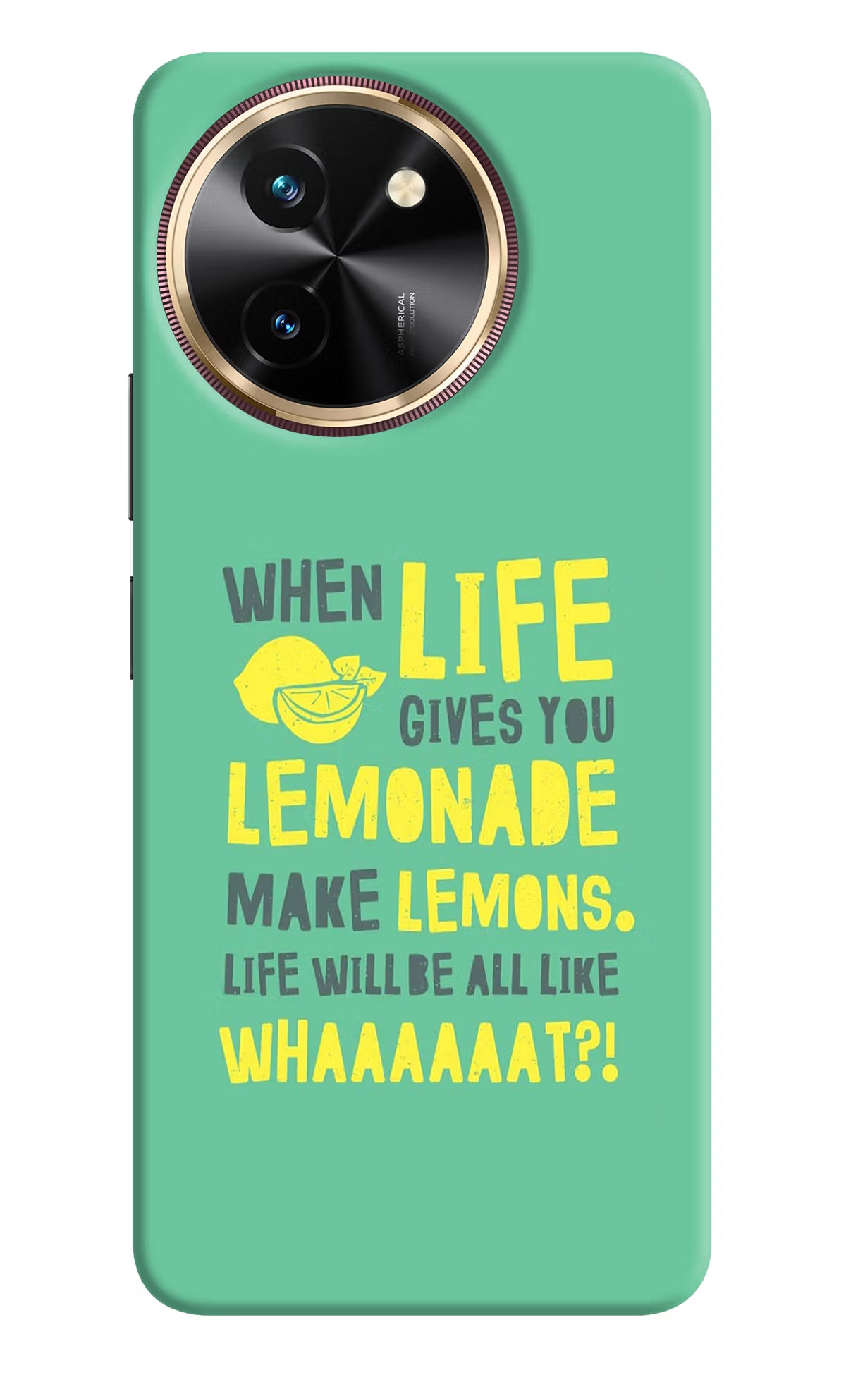 Quote Vivo T3x Hard Case Back Cover by Casekaro