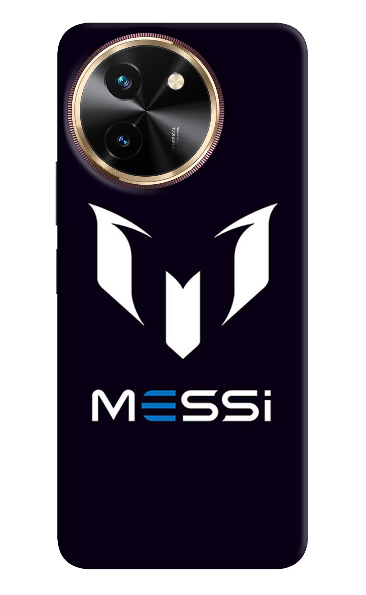 Messi Logo Vivo T3x Hard Case Back Cover by Casekaro