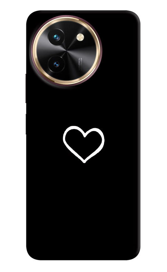 Heart Vivo T3x Hard Case Back Cover by Casekaro