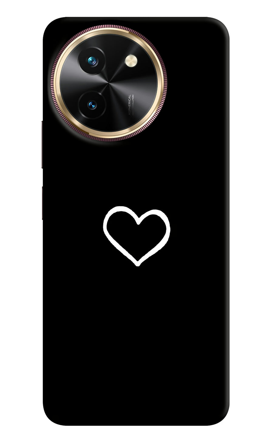 Heart Vivo T3x Back Cover, Hard case