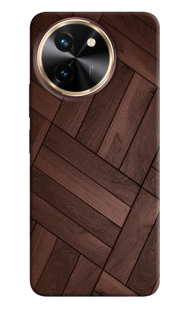 Wooden Texture Design Vivo T3x Hard Case Back Cover by Casekaro