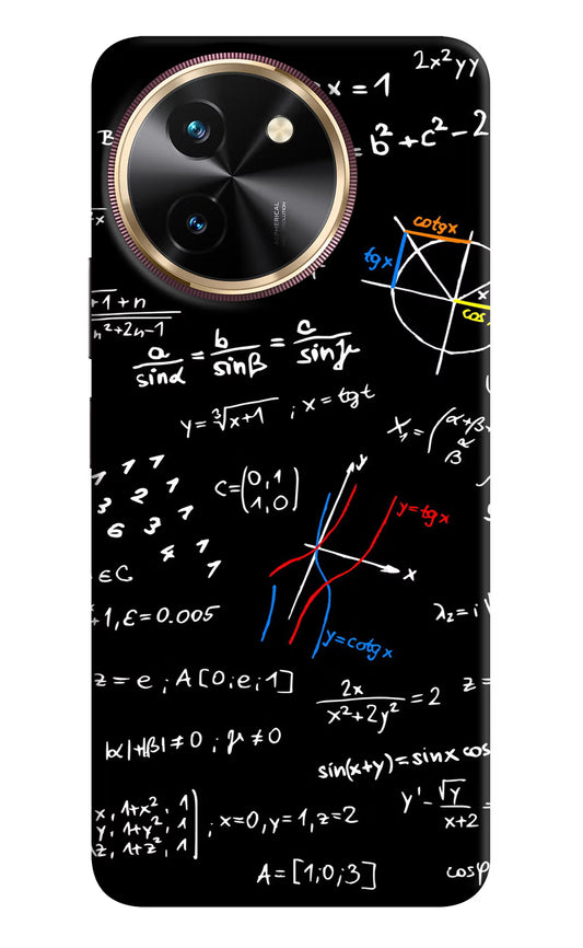 Mathematics Formula Vivo T3x Hard Case Back Cover by Casekaro