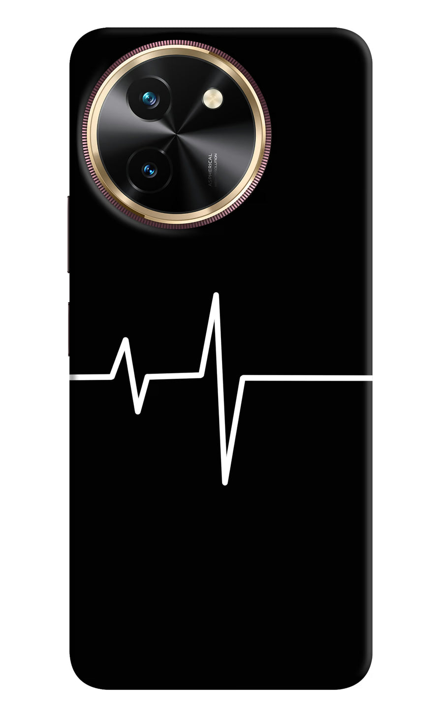 Heart Beats Vivo T3x Back Cover, Hard case