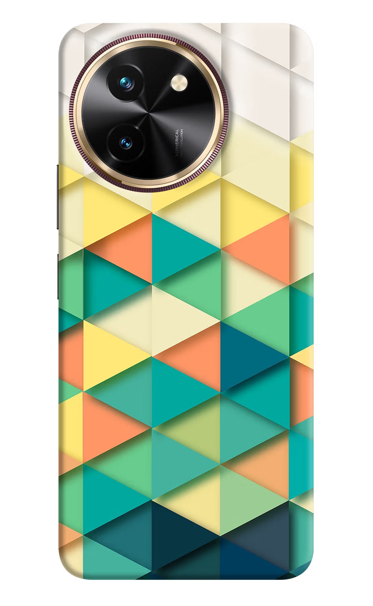 Abstract Vivo T3x Hard Case Back Cover by Casekaro
