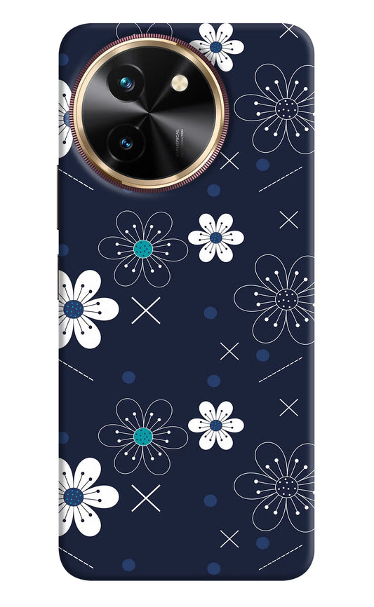 Flowers Vivo T3x Hard Case Back Cover by Casekaro