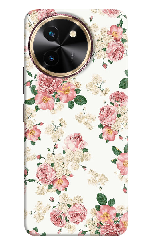 Flowers Vivo T3x Hard Case Back Cover by Casekaro
