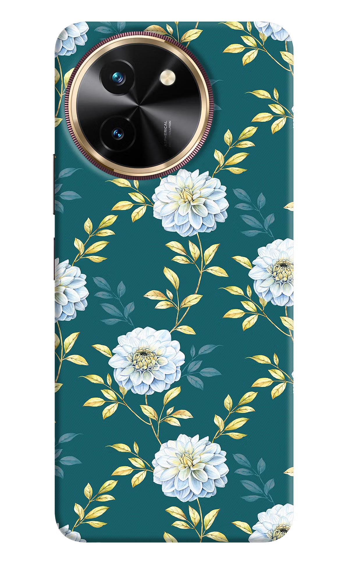 Flowers Vivo T3x Hard Case Back Cover by Casekaro