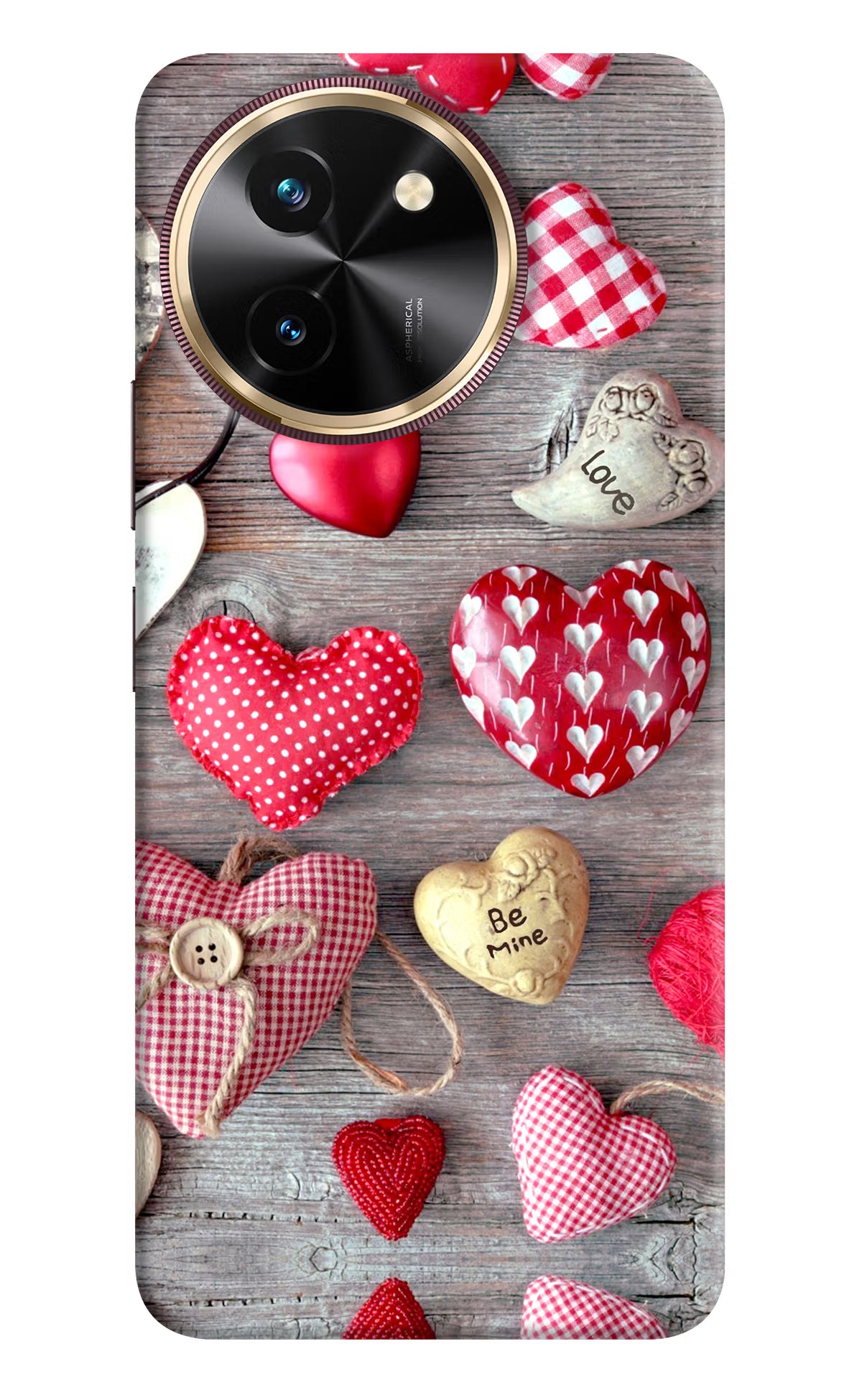 Love Wallpaper Vivo T3x Hard Case Back Cover by Casekaro