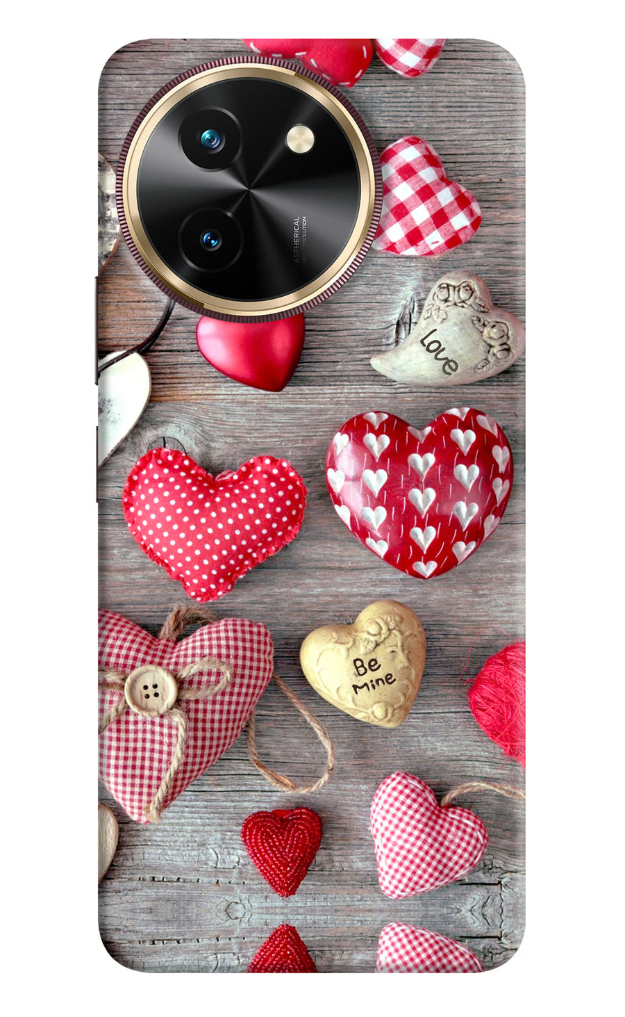 Love Wallpaper Vivo T3x Back Cover, Hard case