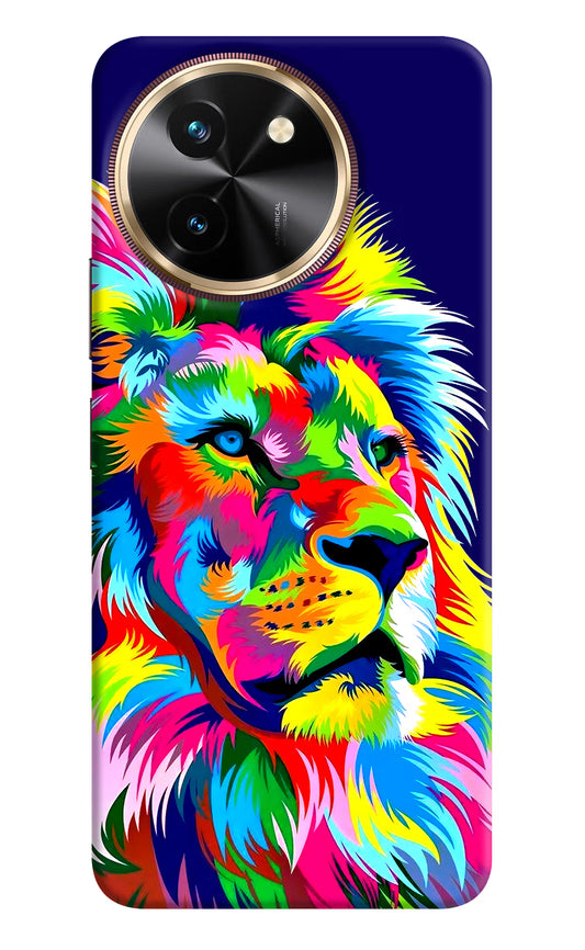 Vector Art Lion Vivo T3x Hard Case Back Cover by Casekaro