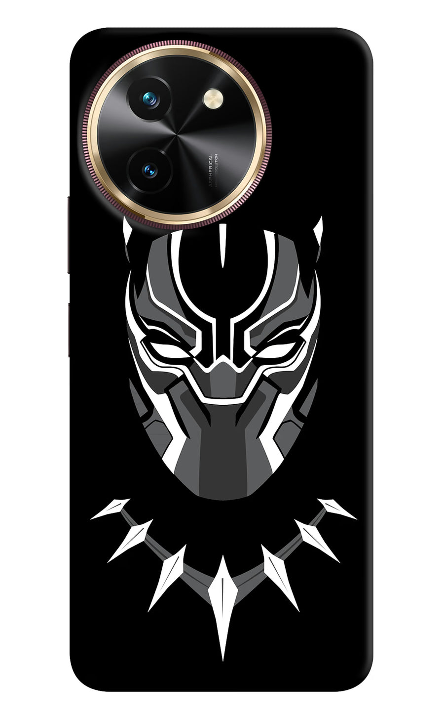 Black Panther Vivo T3x Back Cover, Hard case