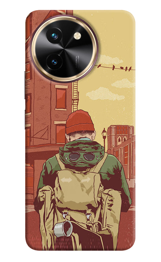 Adventurous Vivo T3x Hard Case Back Cover by Casekaro