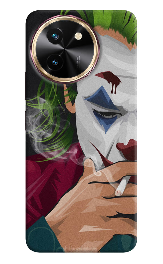 Joker Smoking Vivo T3x Hard Case Back Cover by Casekaro