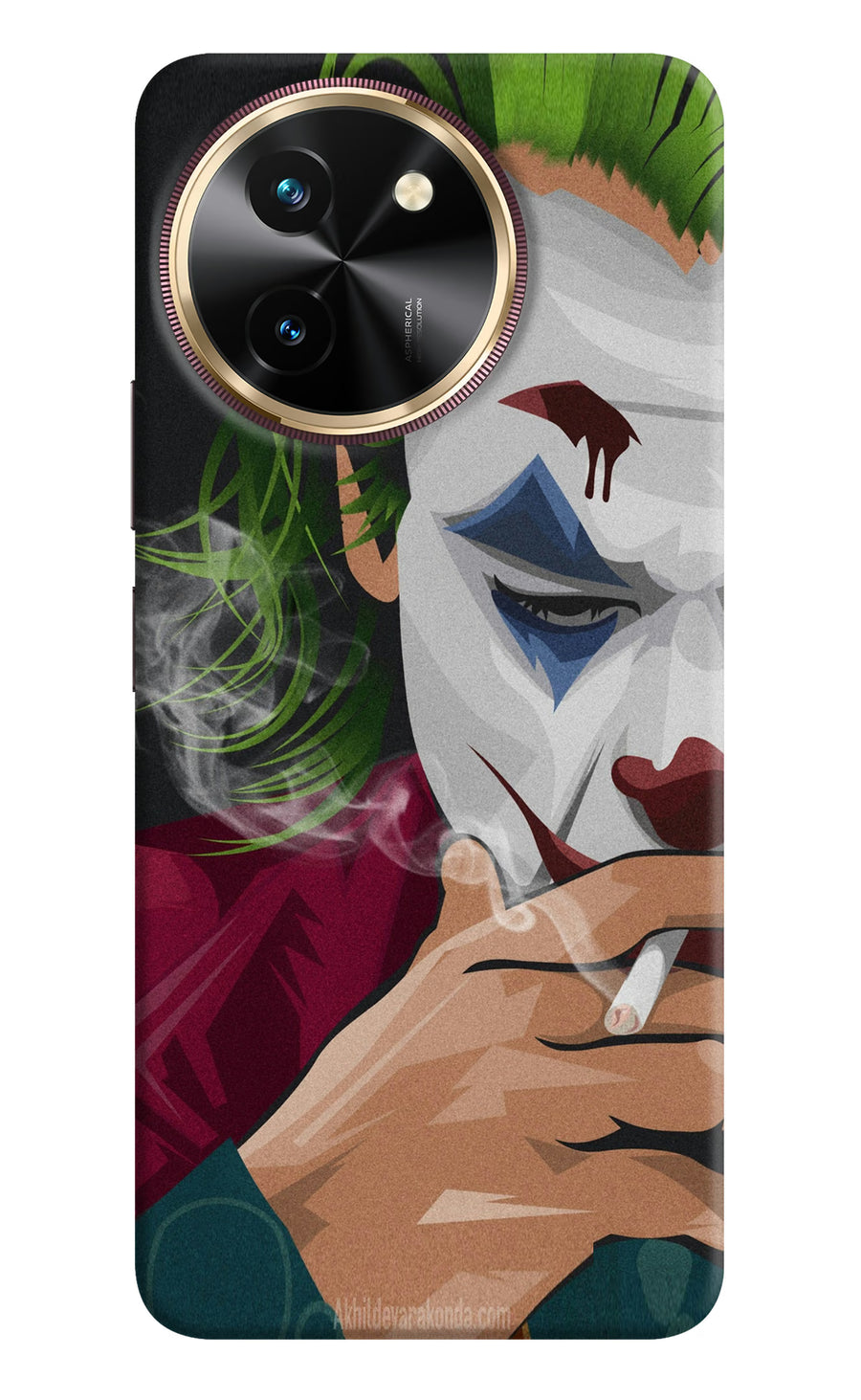 Joker Smoking Vivo T3x Back Cover, Hard case