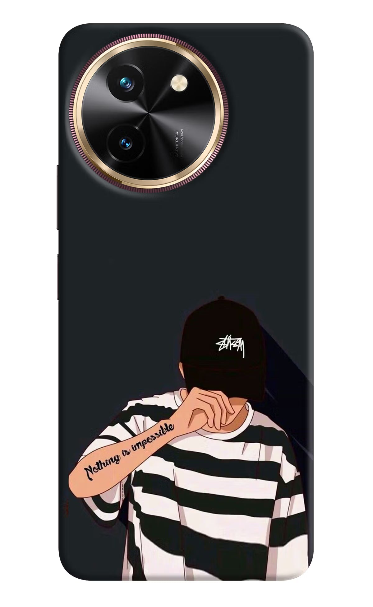 Aesthetic Boy Vivo T3x Hard Case Back Cover by Casekaro