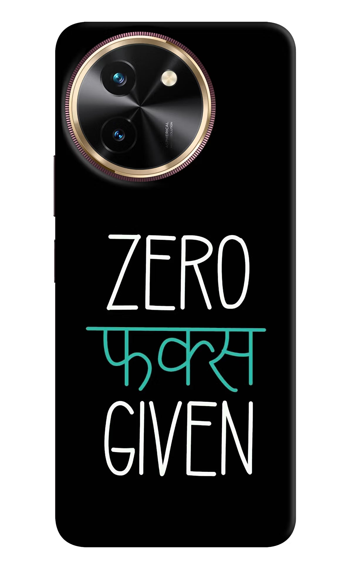 Zero Fucks Given Vivo T3x Hard Case Back Cover by Casekaro