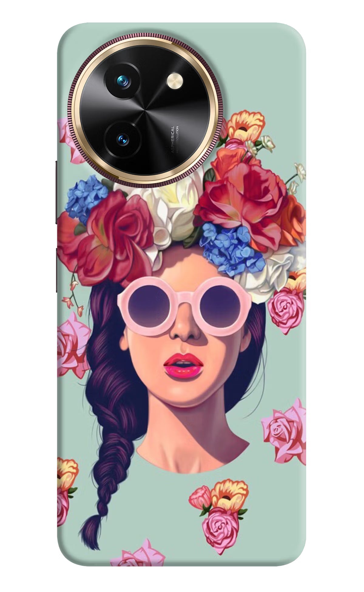 Pretty Girl Vivo T3x Hard Case Back Cover by Casekaro